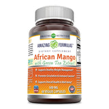 Amazing Formulas African Mango With Green Tea Extract 500 Mg 60 Capsules