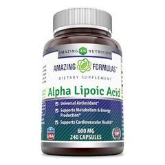 Amazing Formulas Alpha Lipoic Acid 600 Mg 240 Capsules