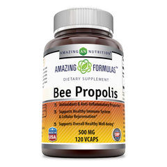 Amazing Formulas Bee Propolis 500 Mg 120 Veggie Capsules