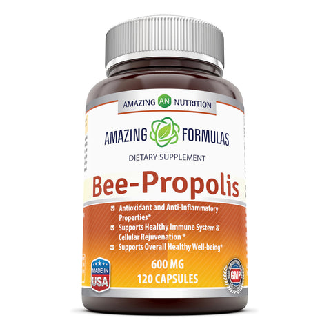 Amazing Formulas Bee Propolis 600 Mg 120 Capsules