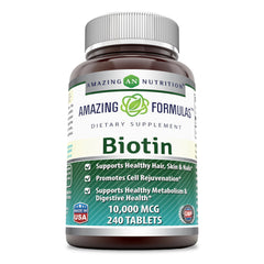 Amazing Formulas Biotin 10000 Mcg 240 Tablets