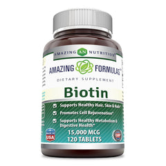 Amazing Formula Biotin 15000 Mcg 120 Tablets