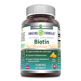 Amazing Formulas Biotin 10000 Mg 60 Tablets Citrus Flavor