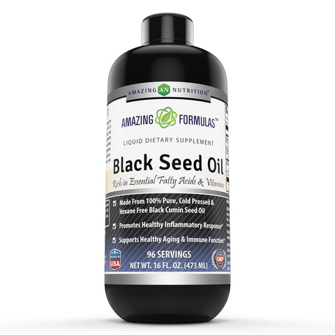 Amazing Formulas Black Seed Oil 16 Oz