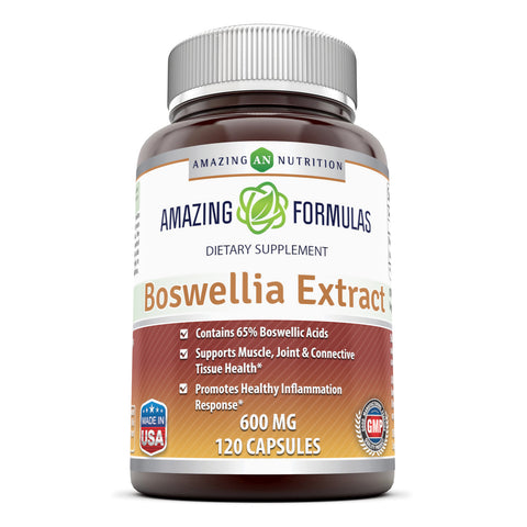 Amazing Formulas Boswellia Extract 600 Mg 120 Capsules