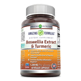 Amazing Formulas Boswellia Extract Turmeric 1200 Mg 60 Veggie Capsules