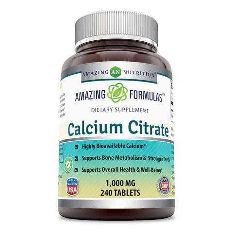 Amazing Formula Calcium Citrate 1000 Mg 240 Tablets