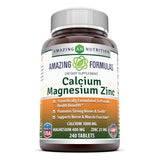 Amazing Formulas Calcium Magnesium Zinc 240 Tablets