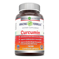 Amazing Formulas Curcumin 700 Mg 120 Veggie Capsules