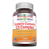Amazing Formulas Turmeric Curcumin C3 Complex 500 Mg 120 Veggie Capsules