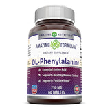 Amazing Formulas DL Phenylalanine 750 Mg 60 Tablets