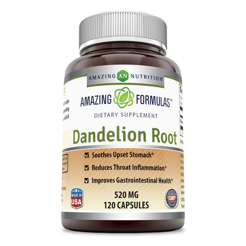 Amazing Formulas Dandelion Root 520 Mg 120 Capsules