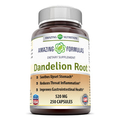 Amazing Formulas Dandelion Root 520 Mg 250 Capsules