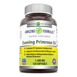 Amazing Formulas Evening Primrose Oil Dietary Supplement  1300 Mg 120 Softgel