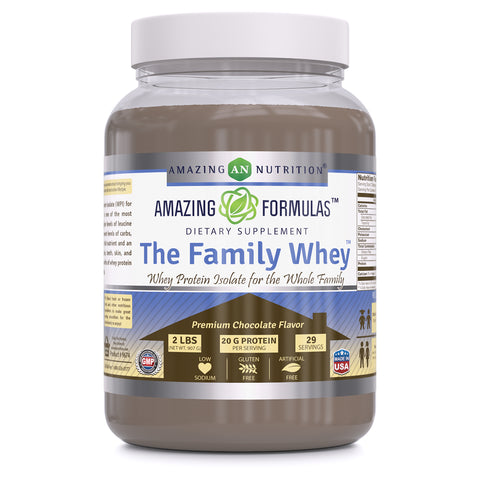 Amazing Formulas The Family Whey Premium Chocolate Flavor 2 Lbs