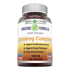 Amazing Formulas Ginseng Complex 1000 Mg 120 Capsules