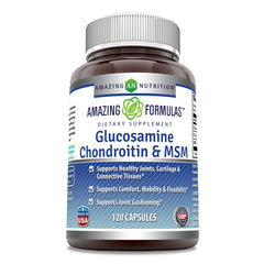 Amazing Fomulas Glucosamine Chondroitin and MSM 120 Capsules