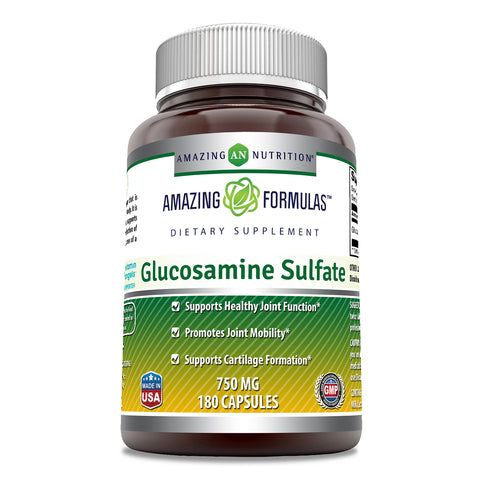 Amazing Formulas Glucosamine Sulfate 750 Mg 180 Capsules