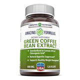 Amazing Formulas Green Coffee Bean Extract 800 Mg 120 Veggie Capsules