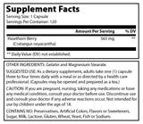 Amazing Formulas Hawthorn Berries 565 Mg 120 Capsules