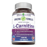 Amazing Formulas L Carnitine 1000 Mg 120 Tablets