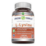 Amazing Formulas L Lysine 1000 Mg 360 Tablets