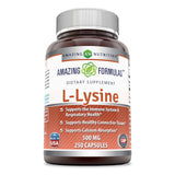 Amazing Formulas L Lysine 500 Mg 250 Capsules