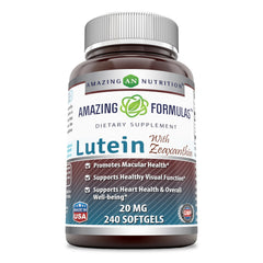Amazing Formulas Lutein With Zeaxanthin 20 Mg 240 Softgels