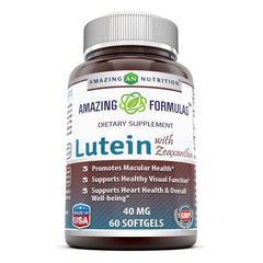 Amazing Formulas Lutein with Zeaxanthin 40 Mg 60 Softgels
