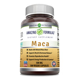 Amazing Formulas MACA 500 Mg 500 Veggie Capsules