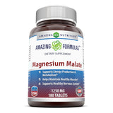 Amazing Formulas Magnesium Malate 1250 Mg 180 Tablets