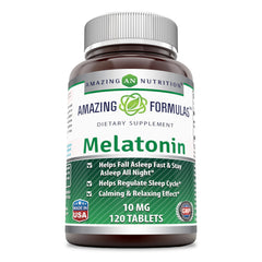 Amazing Formulas Melatonin 10 Mg 120 Tablets