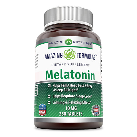 Amazing Formulas Melatonin 10 Mg 250 Tablets