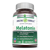 Amazing Formulas Melatonin 1 Mg 240 Tablets