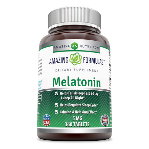 Amazing Formulas Melatonin 5 Mg 360 Tablets