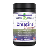 Amazing Formulas Micronized Creatine Monohydrate  1 Lb 454 Servings