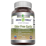 Amazing Formulas Plain Odor Free Garlic 400 Mg 120 Tablets