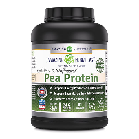 Amazing Formulas Pea Protein Powder Unflavored 5 Lbs