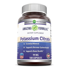 Amazing Formulas Potassium Citrate 99 Mg 180 Capsules