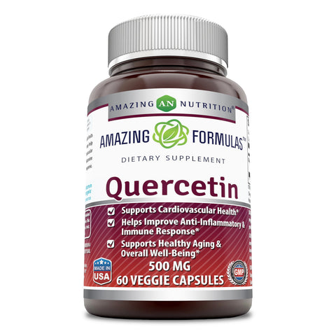 Amazing Formulas Quercetin 500 Mg 60 Veggie Capsules