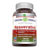 Amazing Formulas Resveratrol 100 Mg 60 Veggie Capsules