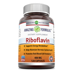 Amazing Formulas Riboflavin 400 Mg 120 Capsules