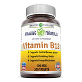 Amazing Formulas Vitamin B12 500 Mcg 200 Tablets