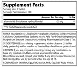 Amazing Formulas Vitamin B6 100 Mg 100 Tablets