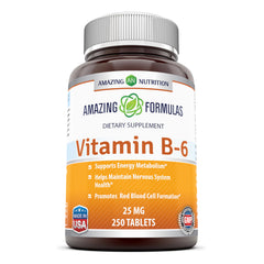 Amazing Formulas Vitamin B6 25 Mg 250 Tablets