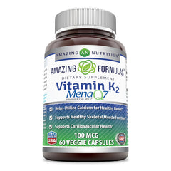 Amazing Formulas Vitamin K2 100 MCG 60 Veggie Capsules