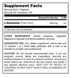 Pure Naturals L-Glutamine 500 Mg 120 Capsules