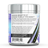 Amazing Muscle Max Boost Advanced Pre Workout Formula 60 Servings Blue Raspberry Flavor