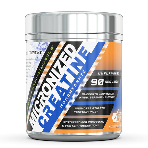 Amazing Muscle Micronized Creatine Monohydrate Unflavored  1 Lb