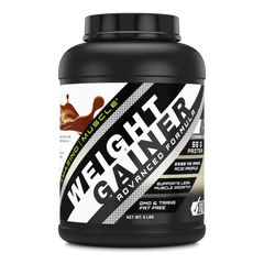 Amazing Muscle Whey Protein Gainer Cookies & Cream Flavor 6 Lbs